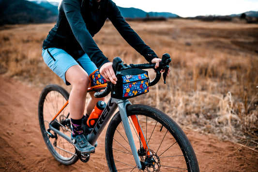 Funky Floral Handlebar Bag