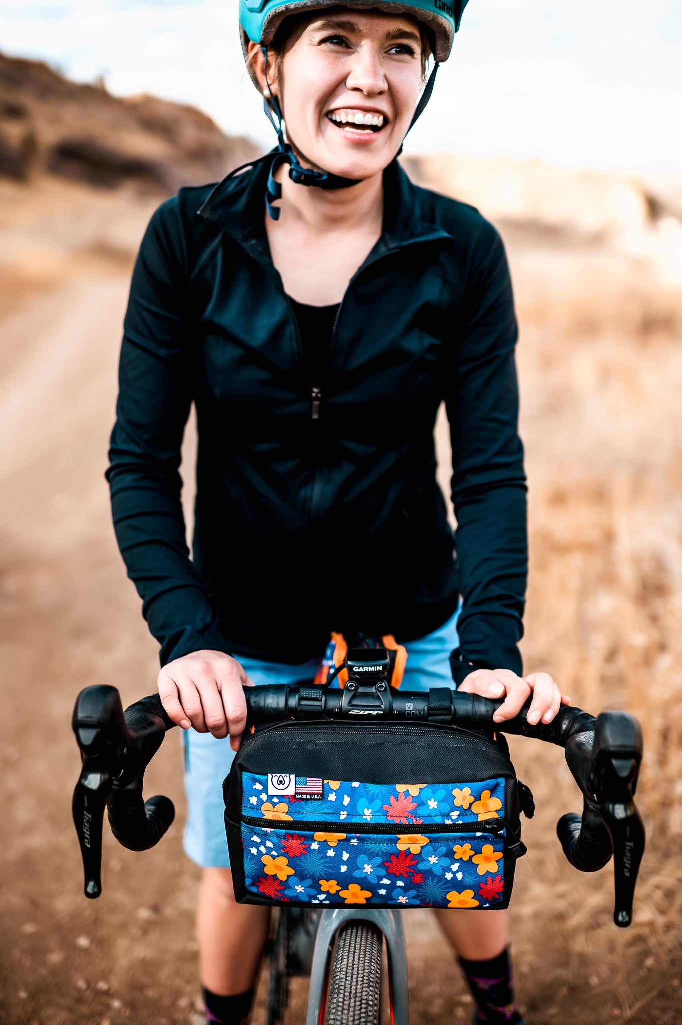 Funky Floral Handlebar Bag