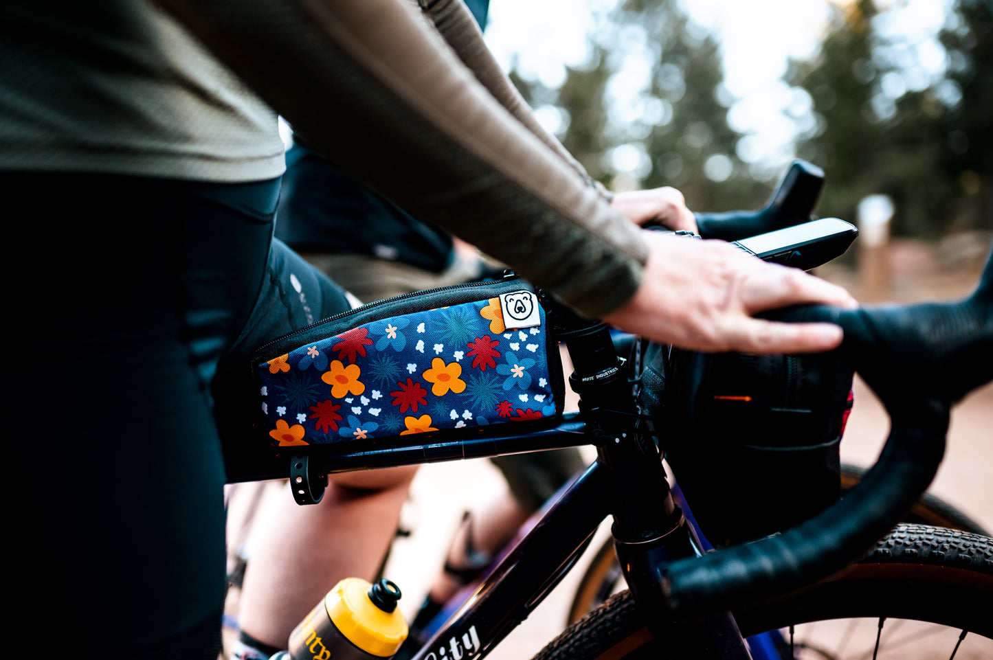 Funky Floral Top Tube Bag