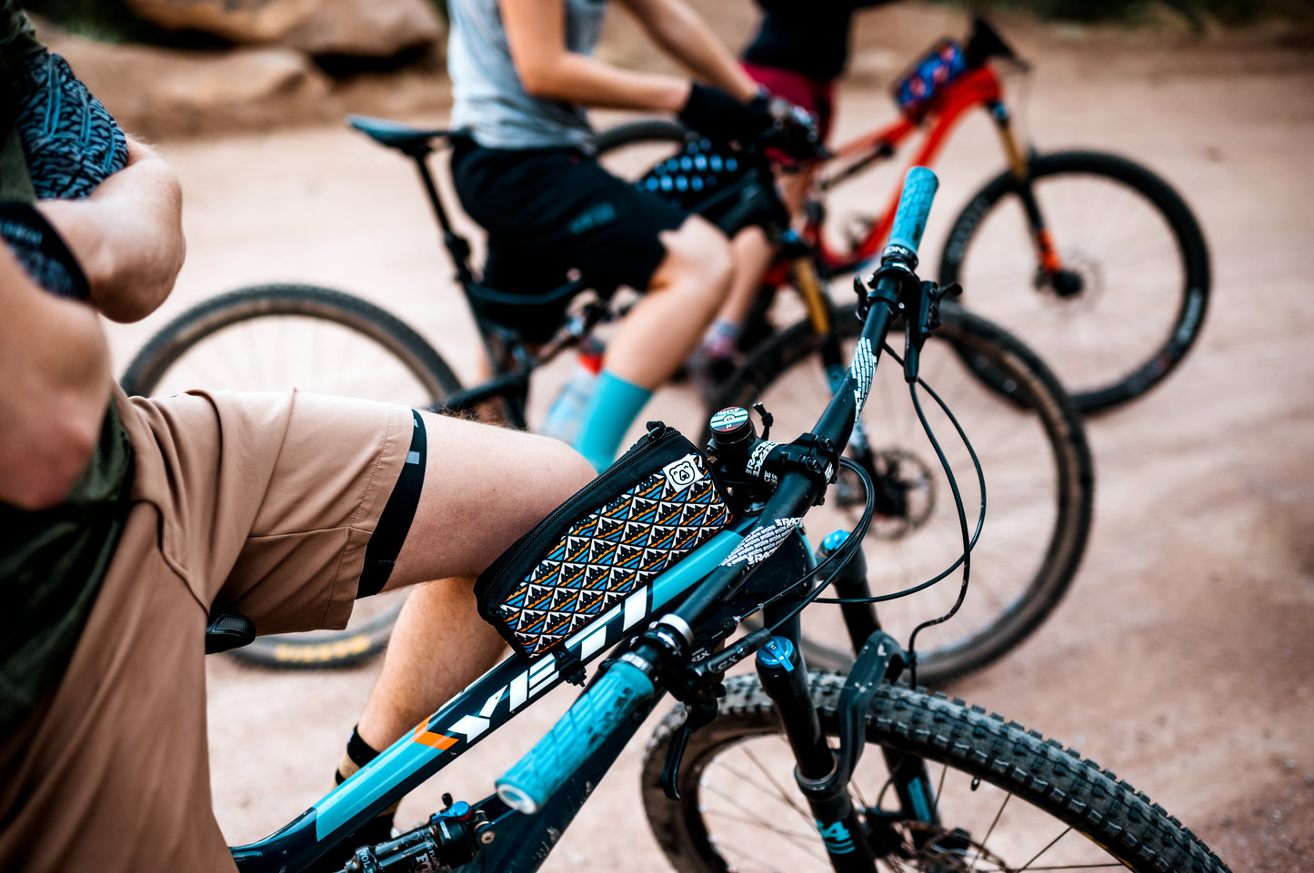 Mountain Mosaic Top Tube Bag